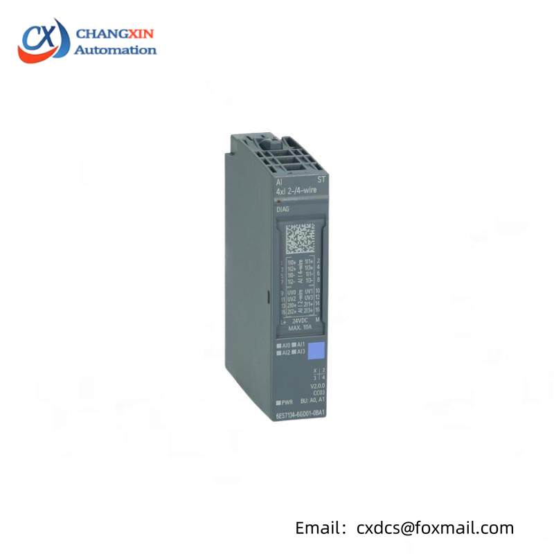 SIEMENS 6ES7134-6GD01-0BA1 ANALOG INPUT MODULE