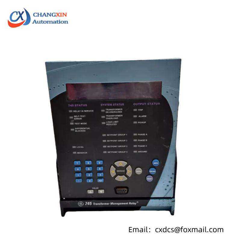 GE 745-W2-P5-G5-HI-A-L-R-E-H Transformer Management Relay