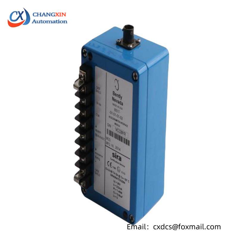 BENTLY NEVADA 86517-01-01-01-02 Accelerometer Interface Module