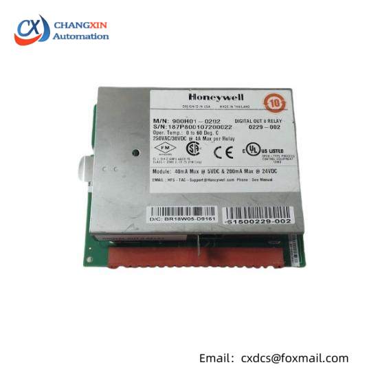 900H01-0202 Honeywell Digital Output, Relays, 8 Channel