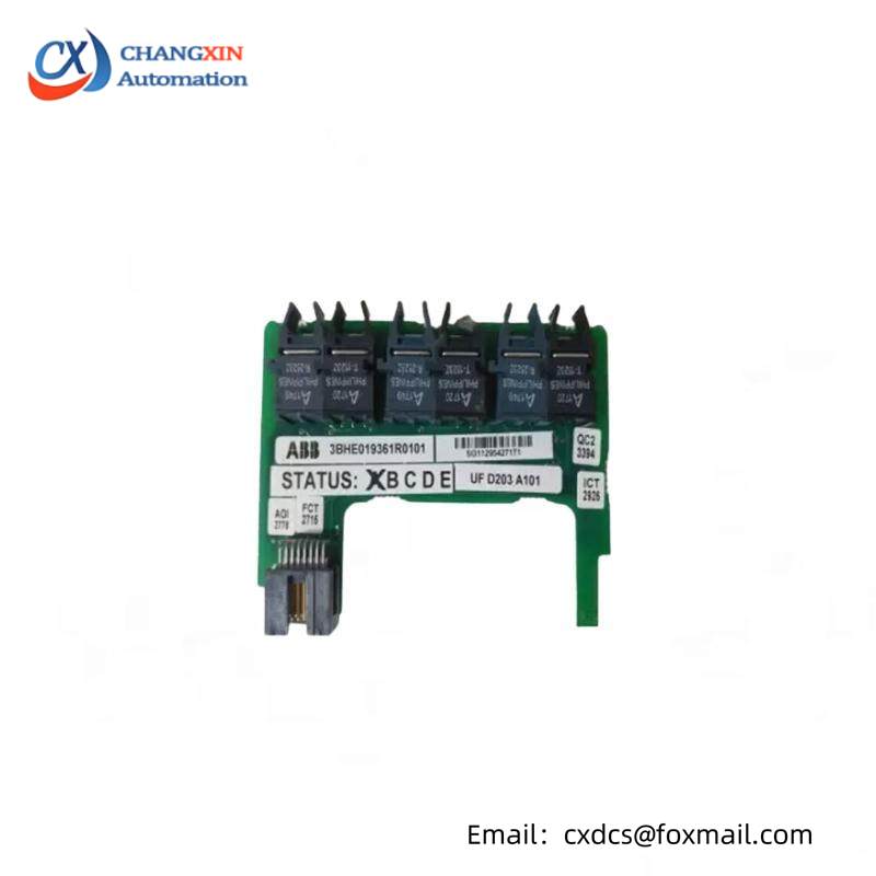 ABB 3BHE019361R0101 UFD203A101 Control Board