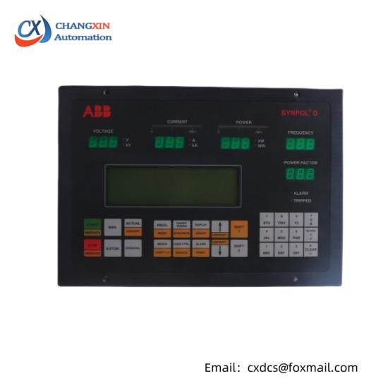 ABB 3DDE300410 CMA 130 Display Front Panel
