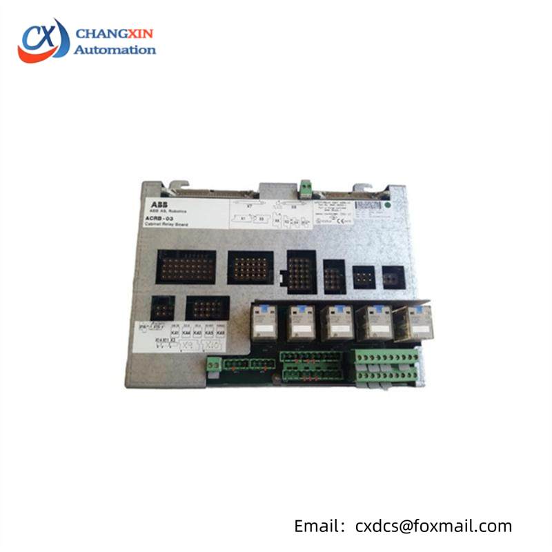 ABB ACRB-03 3HNE08250-1 Safety Cabinet Relay Board