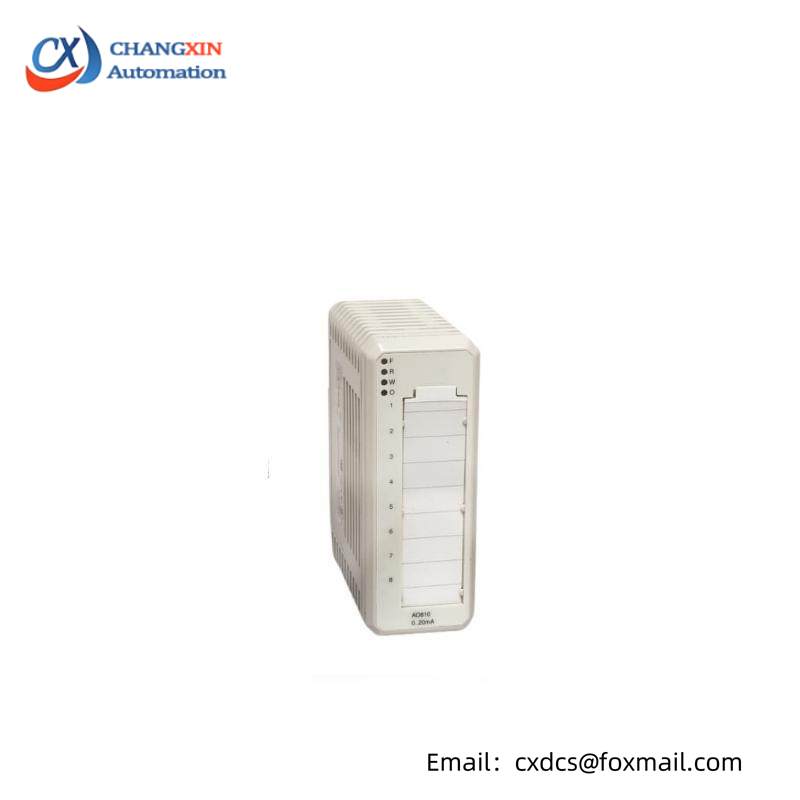 ABB AO810 3BSE008522R1 AO810 Analog output 1x8 ch