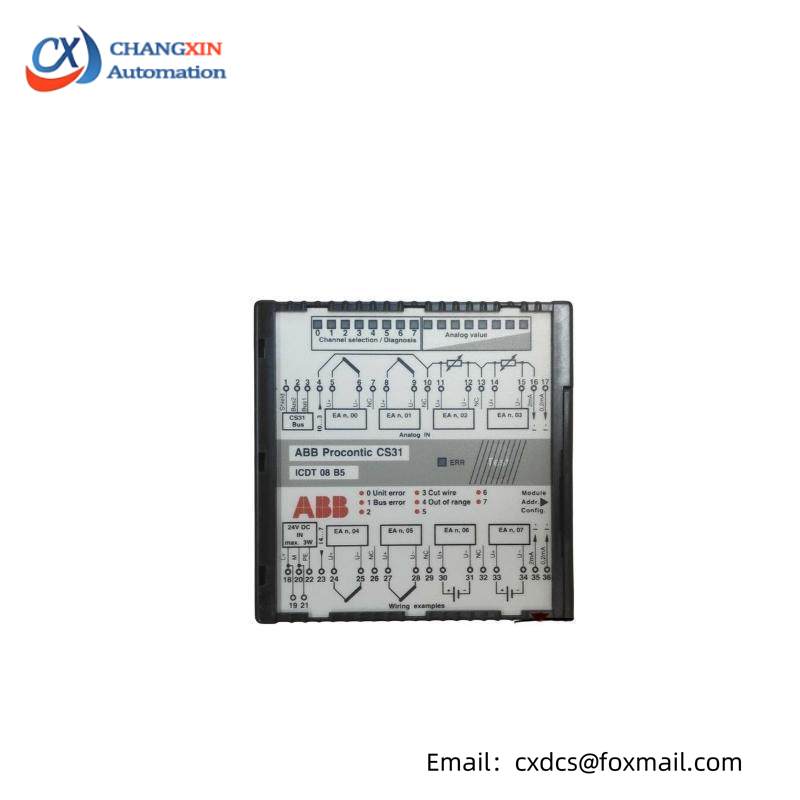 ABB CS31 ICDT08B5 GJR5251600R0101 Anolog Input Module