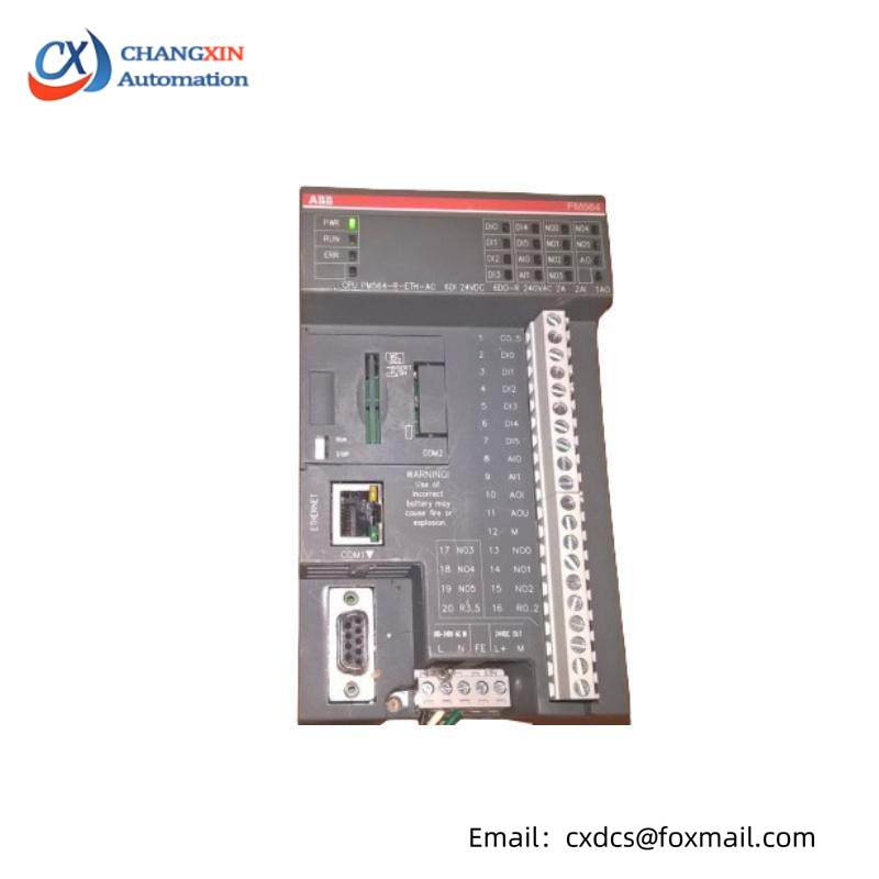 ABB PM564-R-ETH A0 PLC Central Processing Unit