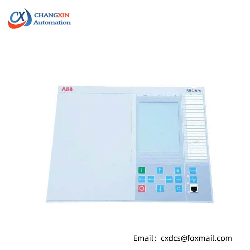 ABB REC670 1MRK000008-NB Rec670 Bay Control Display