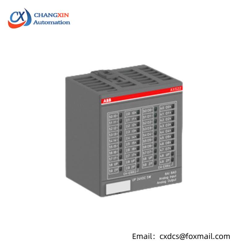 ABB AX522 8AI/8AO Power supply module