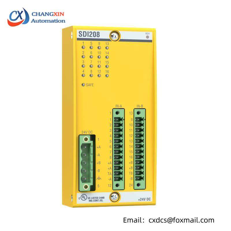 Bachmann SDI208 Safety Digital Input Module