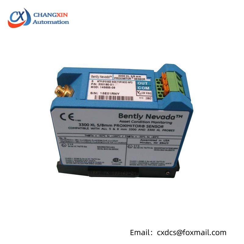 BENTLY NEVADA 330180-X2-05 MOD: 181634-02 Proximity Sensor