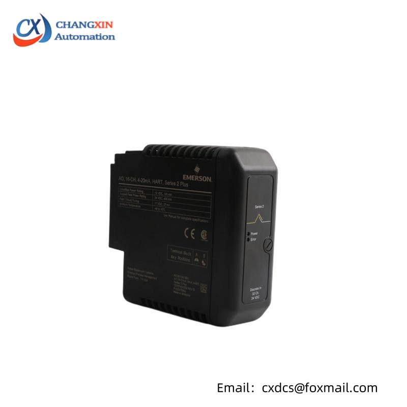 EMERSON KJ3204X1-BA1 12P3275X032 Series 2 Card