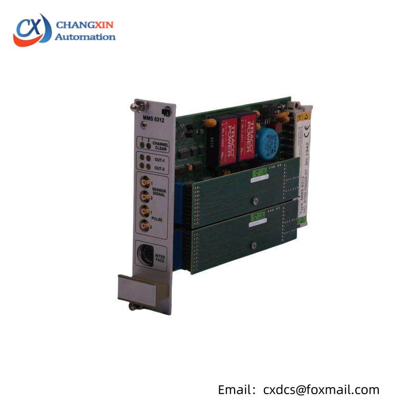 Emerson MMS6312 Dual Channel Rotational Speed Monitor