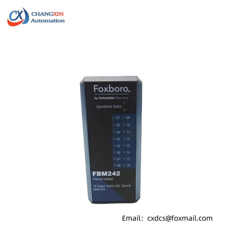 FOXBORO FBM242 RH916TA Channel Isolated 16 Output Switch