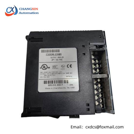 GE FANUC IC693ALG390 Analog Output I/O