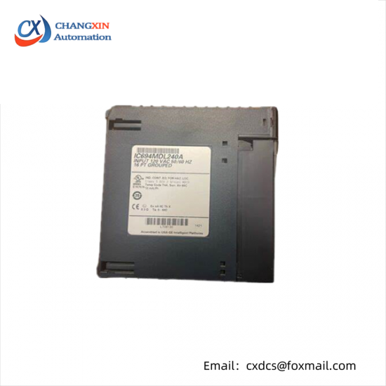 GE FANUC IC694MDL240A 120 Volt AC Input Module