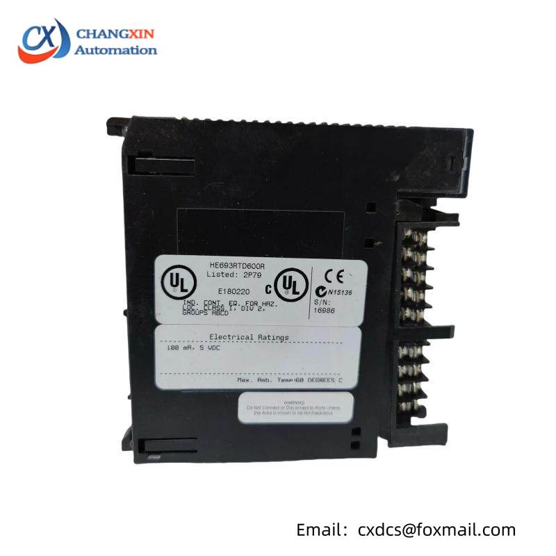 GE HE693RTD600R Input Module