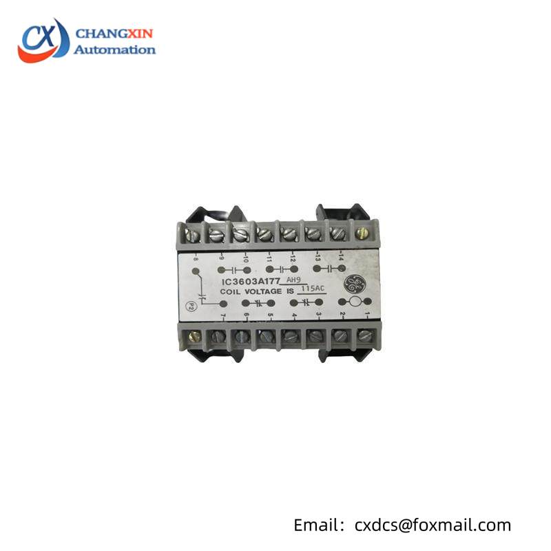 GE IC3603A177 RELAY MODULE