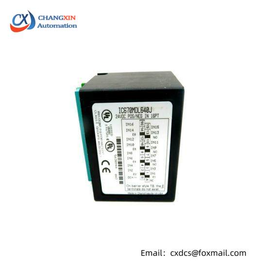 General Electric FANUC IC670MDL640J Input Module