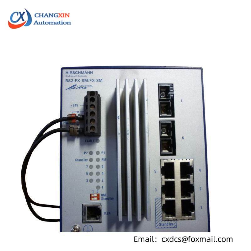 HIRSCHMANN RS2-FX-SM/FX-SM ETHERNET RAIL SWITCH