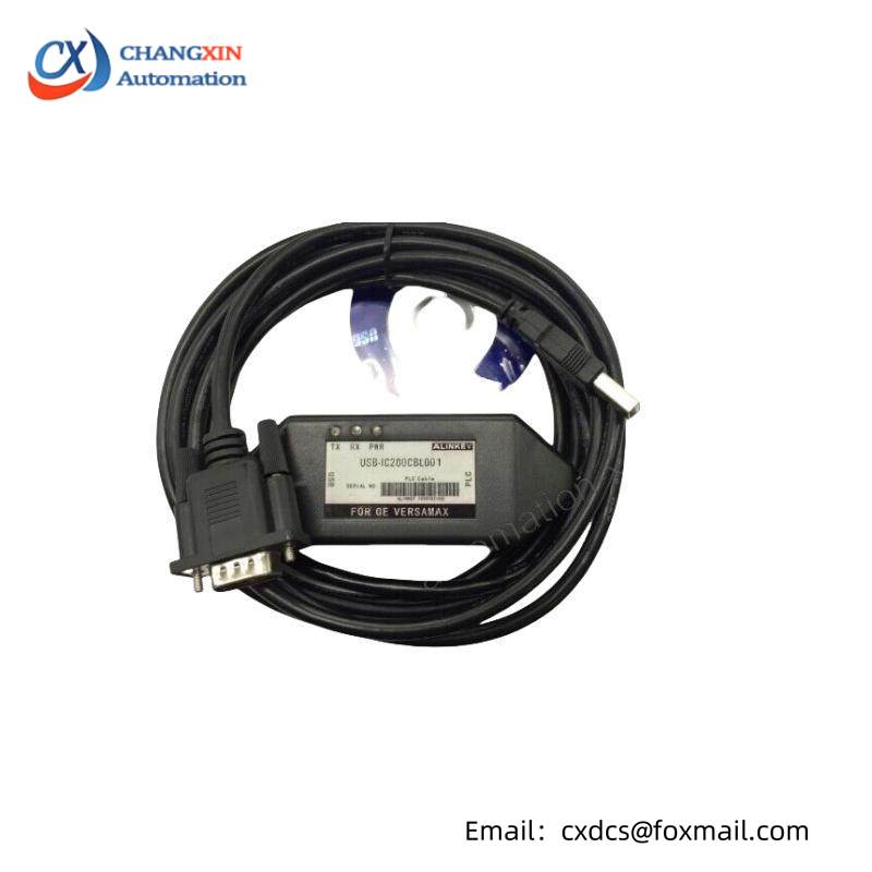GE IC200CBL001 Communications Programming Serial Cable