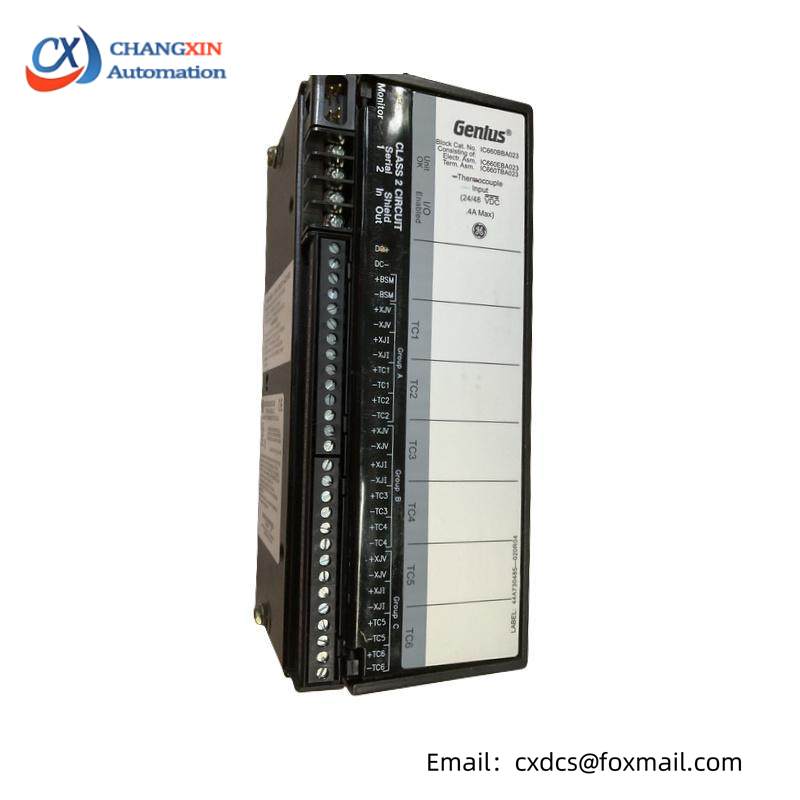 GE Fanuc IC660BBA023 I-O Thermocouple Input Block