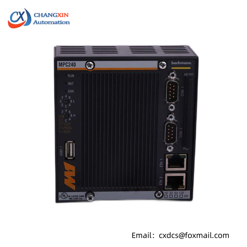 BACHMANN MX213 MX200 Processor Module w/ 512MB Card