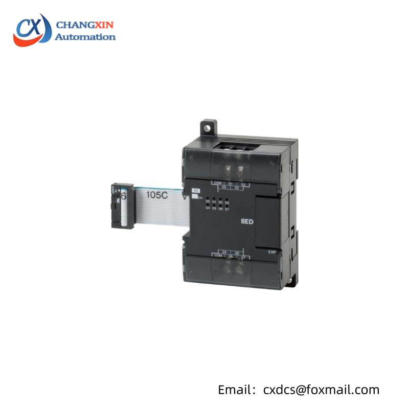 OMRON CP1W-8ER I/O expansion unit, 4 x thermocouple inputs type J, K