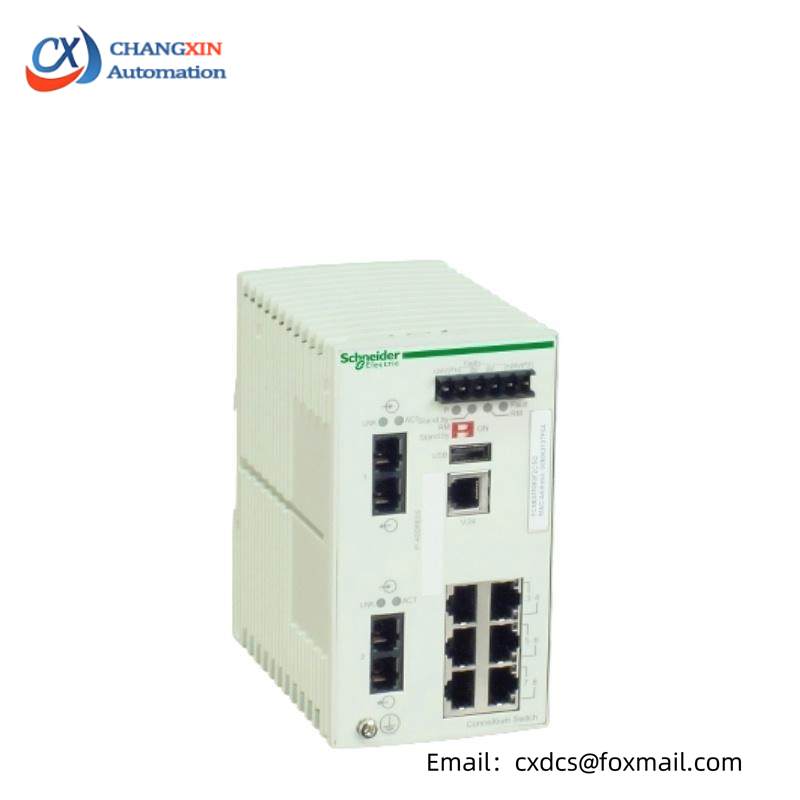 Schneider TCSESM083F2CU0 Switch, 8 Ports