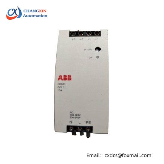 SD833 3BSC610066R1  Power Supply  ABB