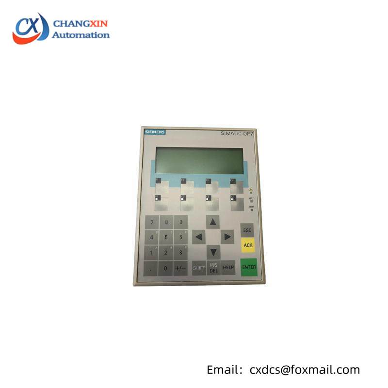 SIEMENS 6AV3607-1JC20-0AX1 OPERATOR INTERFACE
