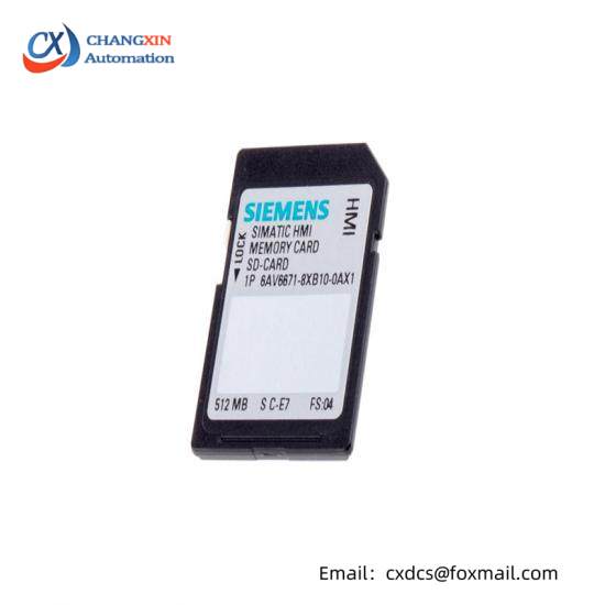 Siemens 6AV6671-8XB10-0AX1 SIMATIC SD memory card