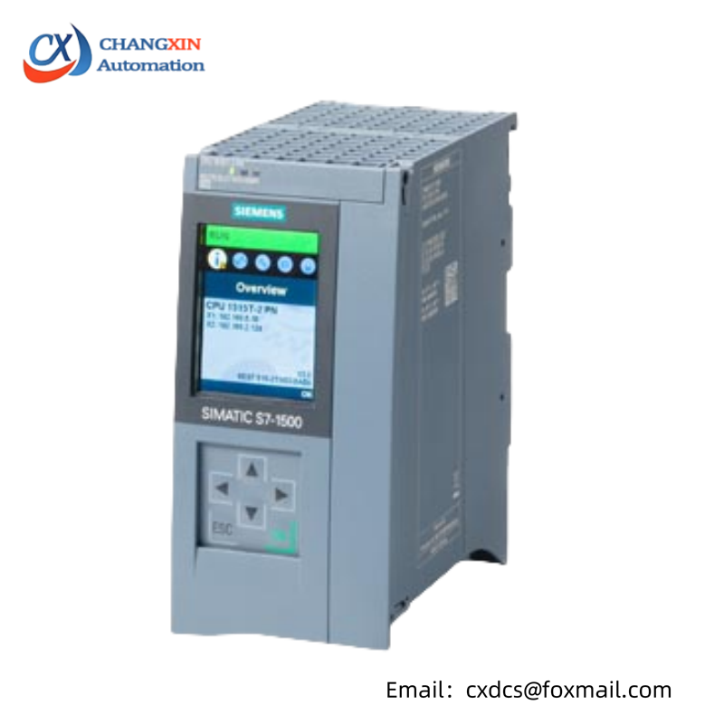 SIEMENS 6ES7515-2TN03-0AB0 central processing unit with 1.5 MB work memory.
