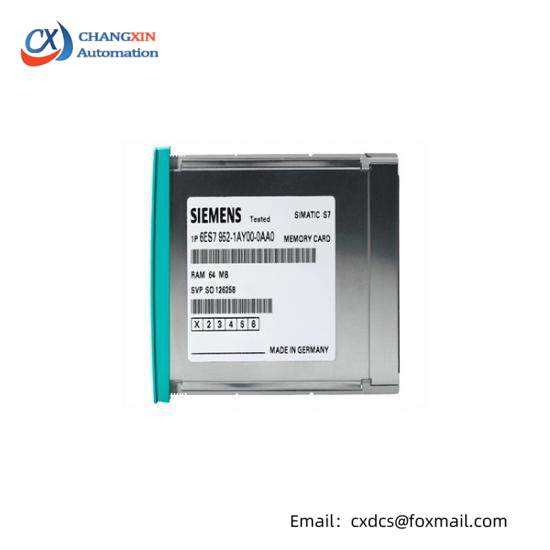 Siemens 6ES7952-1AS00-0AA0 RAM Memory Card