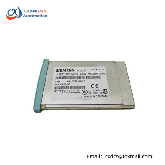 Siemens 6ES7 952-0AF00-0AA0  RAM Memory Card - 4MB