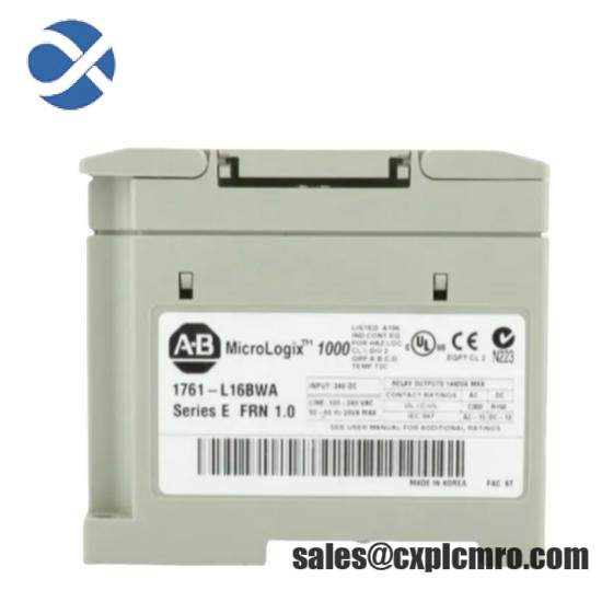 1761-L16BWA MicroLogix 1000 120/240VAC, 10-In-24VDC/6-Out-Relays