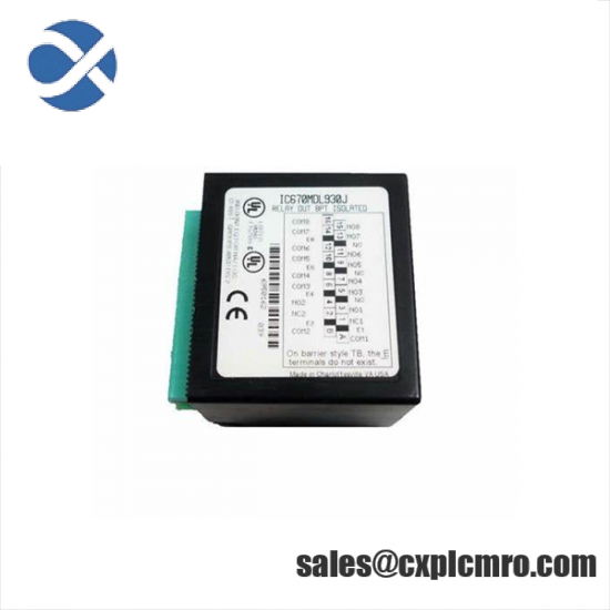 GE FANUC IC670MDL930 relay output module