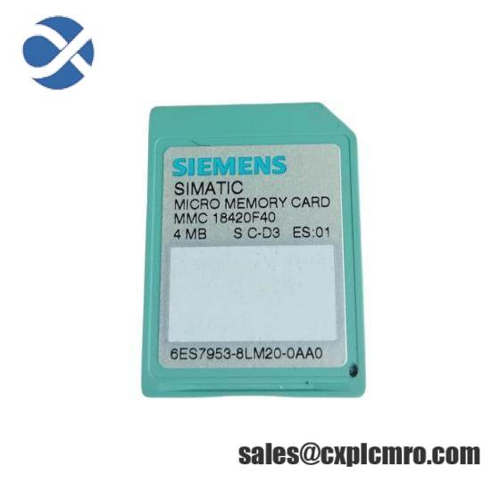 Siemens 6ES7 953-8LM20-0AA0  Micro Memory Card