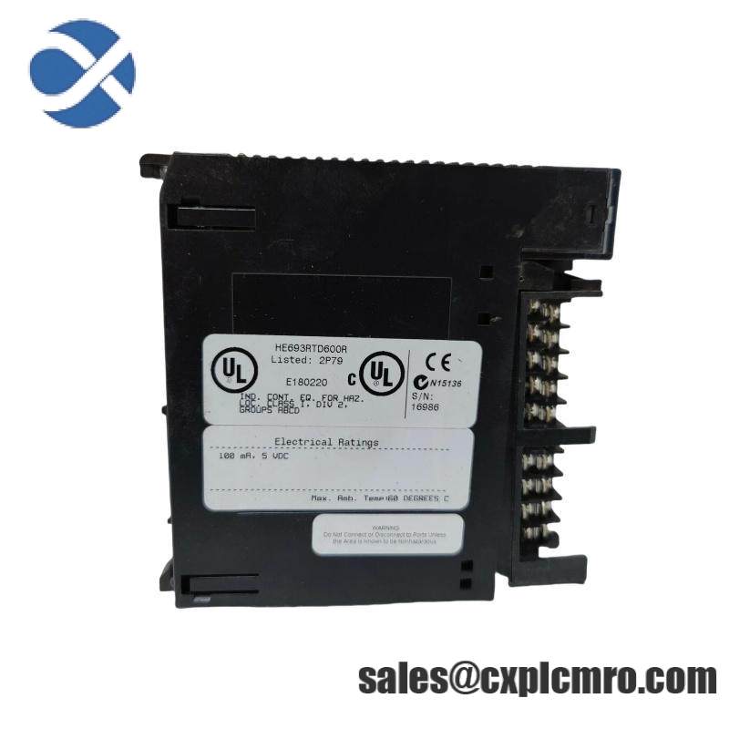 GE HE693RTD600R Input Module