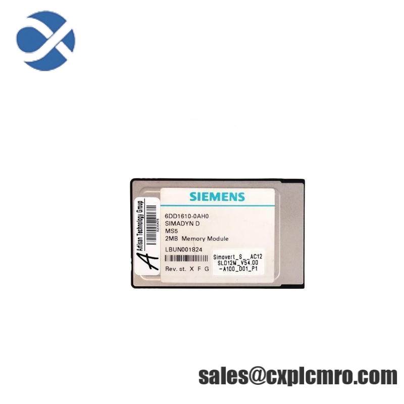 SIEMENS 6DD1610-0AH0 SIMADYN D Memory Submodule