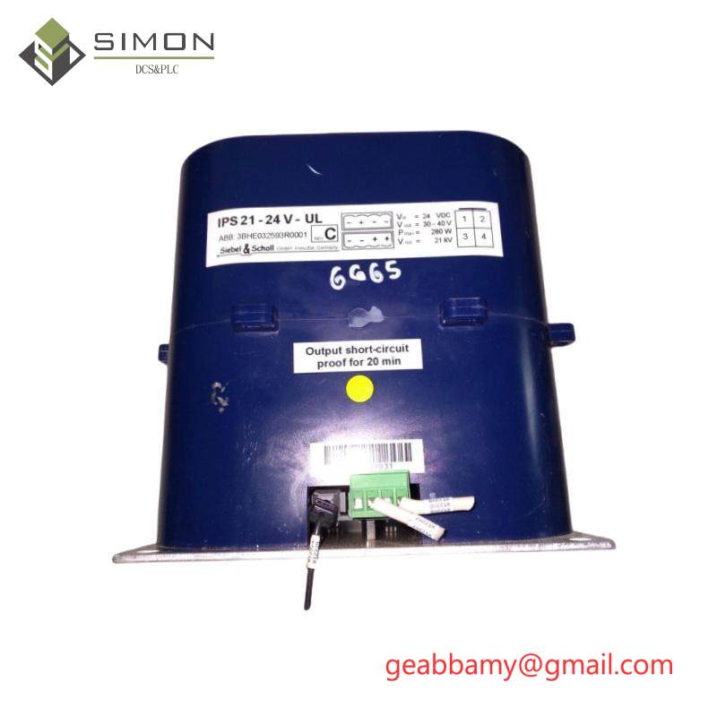 ABB 3BHE032593R0001 ISOLATED POWER SUPPLY