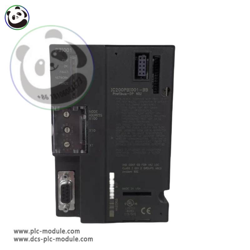 GE IC200PBI001 Profibus-DP Network Interface Unit