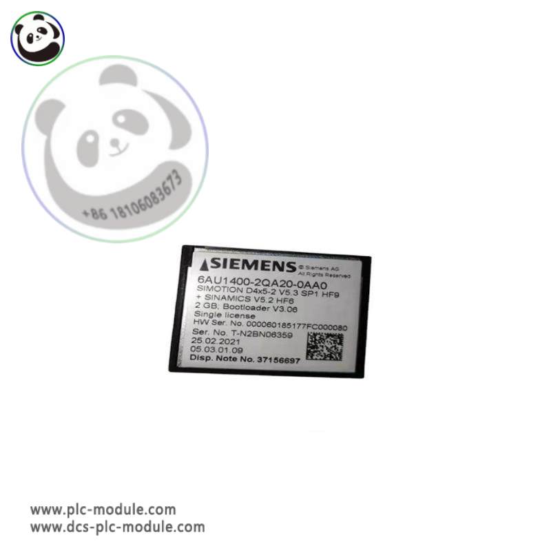 SIEMENS 6AU1400-2QA20-0AA0 Compact Flash Card