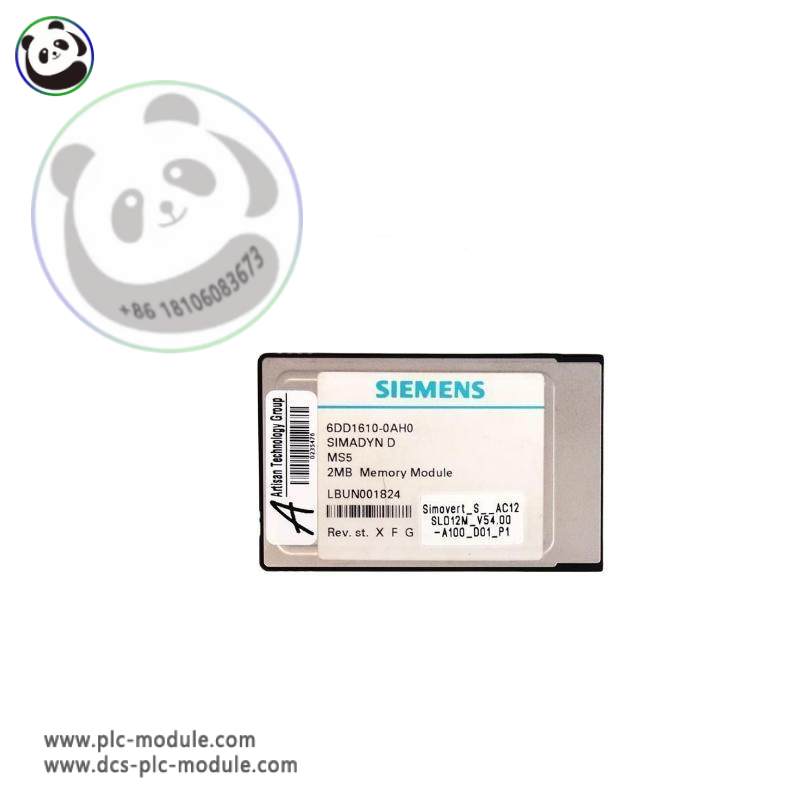 SIEMENS 6DD1610-0AH0 SIMADYN D Memory Submodule