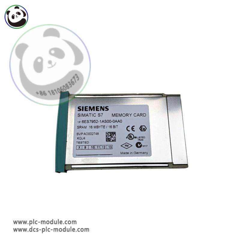 SIEMENS 6ES7952-1AS00-0AA0 MEMORY RAM CARD