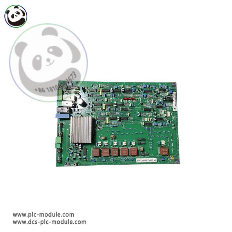 SIEMENS 6SE7036-0EF85-0EA0 PC BOARD ASSEMBLY