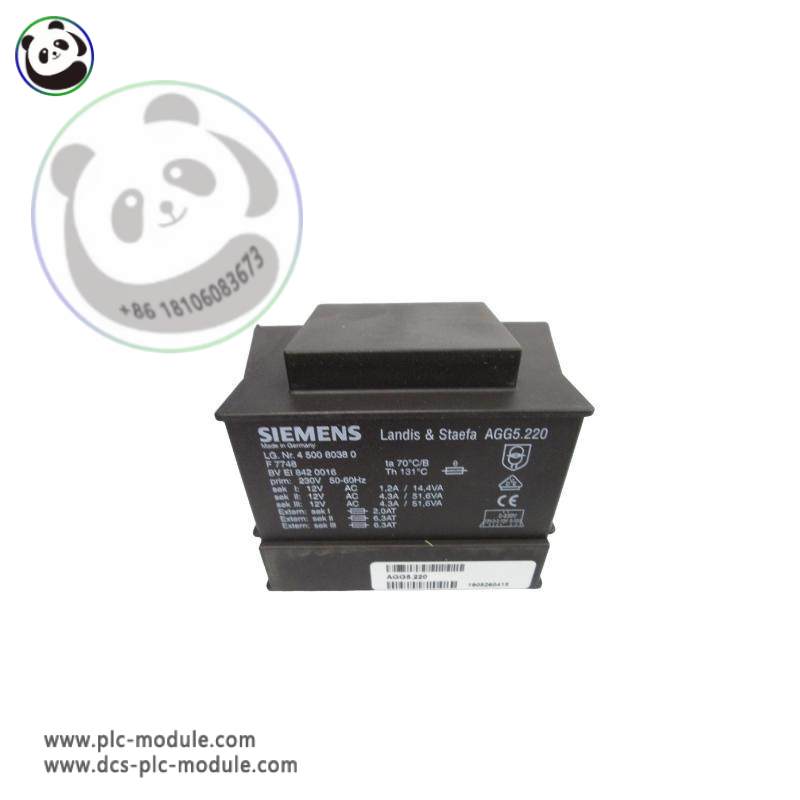 SIEMENS AGG5.220 Mains transformer, for LMV5 system