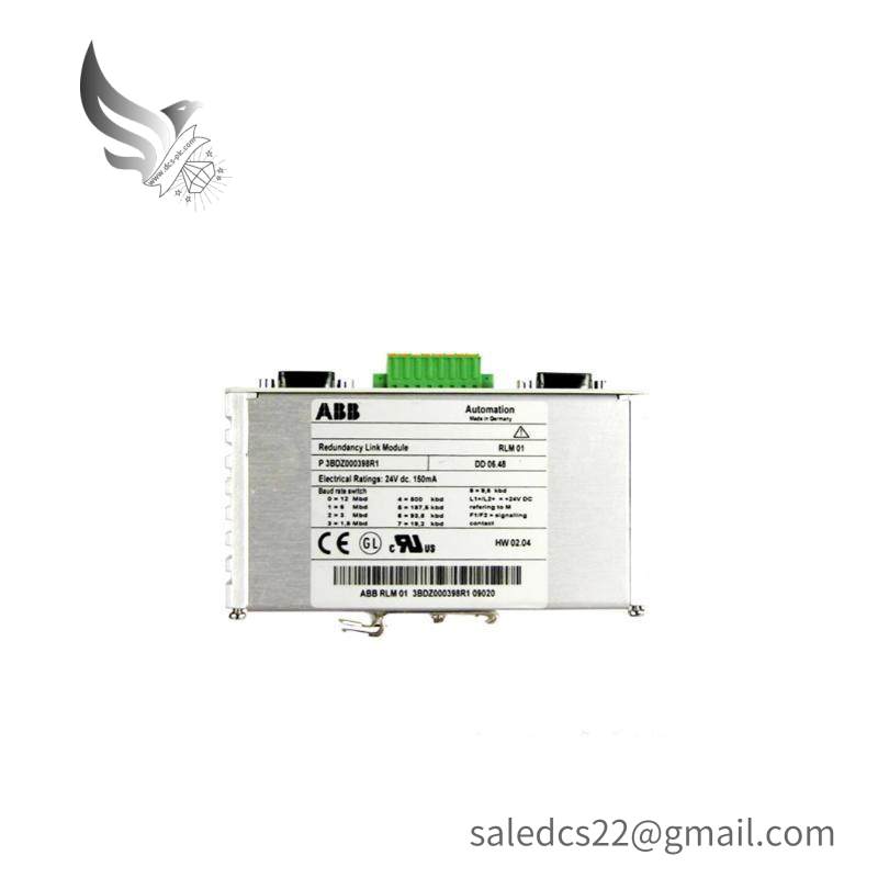 ABB 3BDZ000398R1 RLM01 PROFIBUS Redundancy Link Module