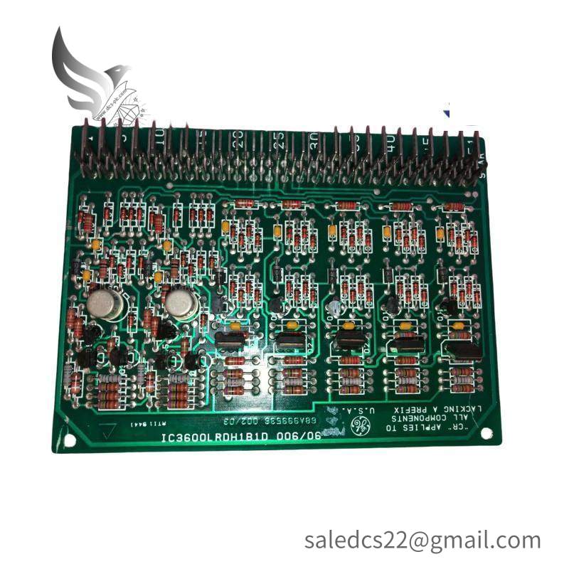 GE IC3600LRDH1B1D Relay Driver card