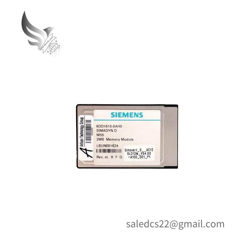 SIEMENS 6DD1610-0AH0 SIMADYN D Memory Submodule