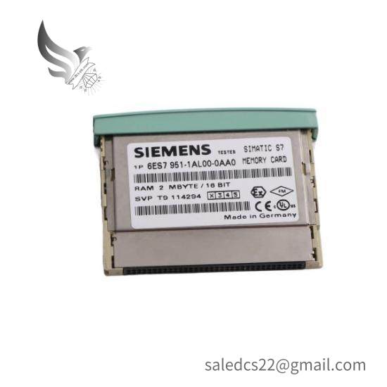 Siemens 6ES7951-1AL00-0AA0 RAM Memory Card for S7-400